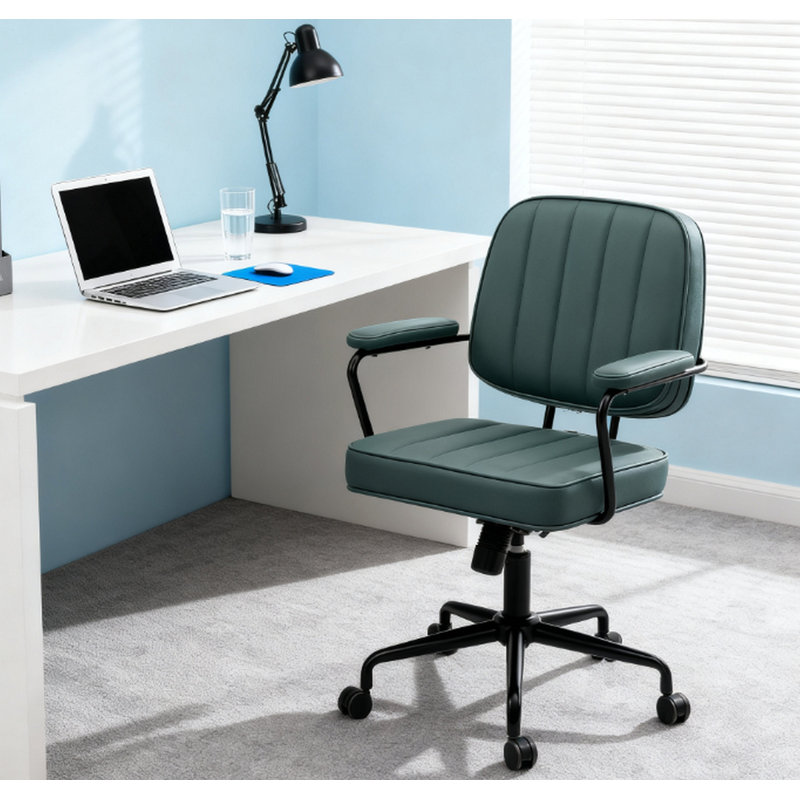 Chaise de bureau, réglable pour la maison et le bureau, sièges confortables avec une ambiance rétro élégante