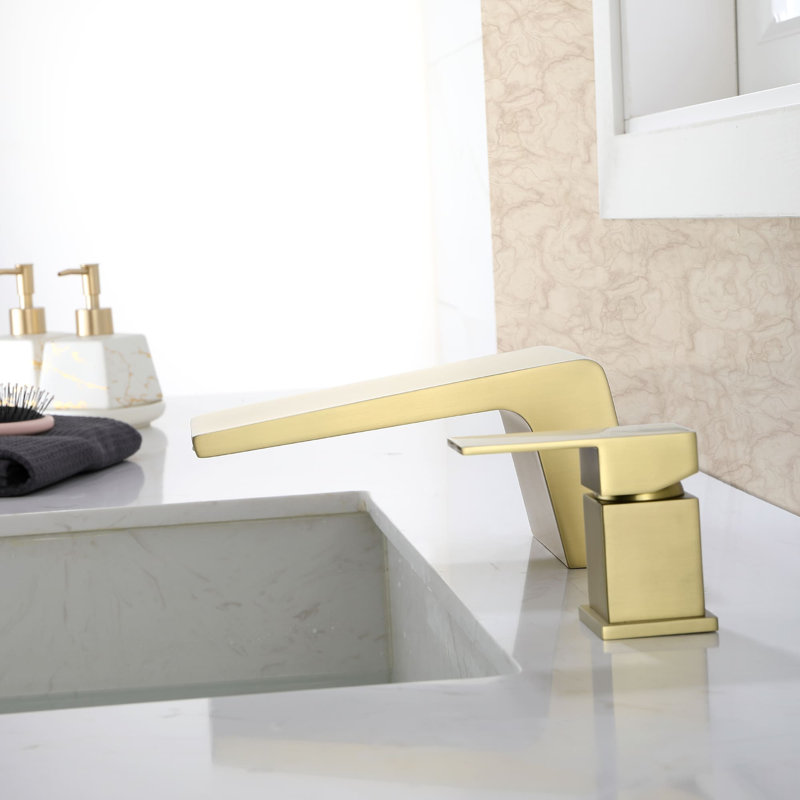 Robinet de baignoire à fixation sur le comptoir, Or brossé