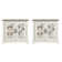 Lopes Traditional Coordinated Storage Accent Cabinet 2 Piece Set