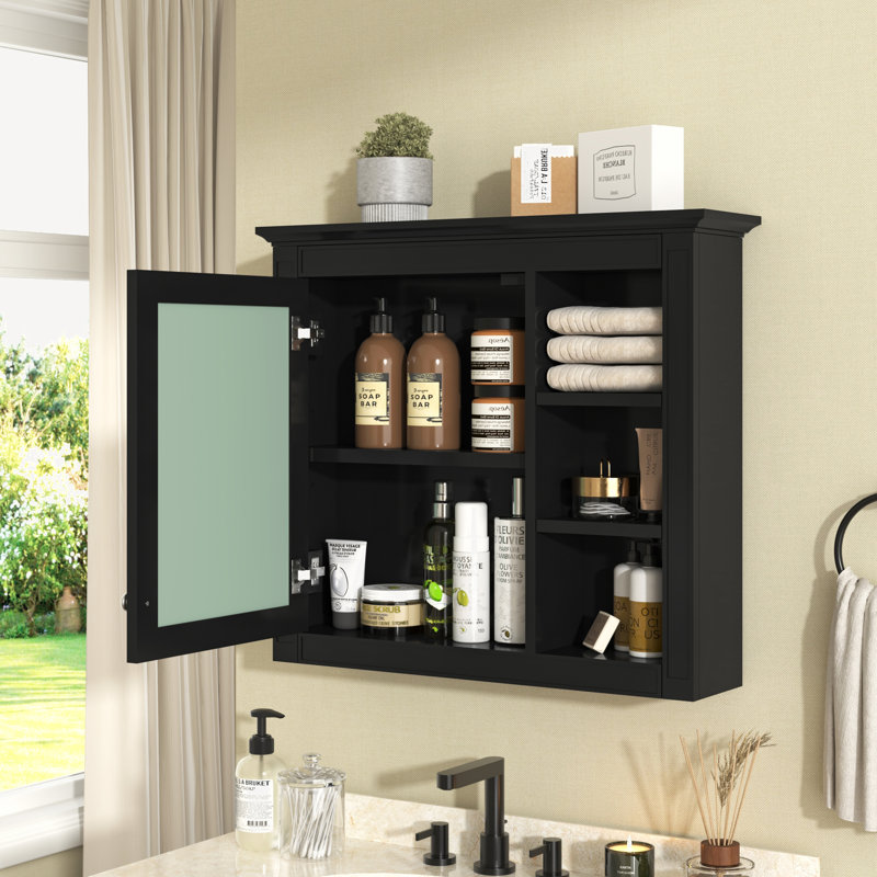 Armoire de rangement à pharmacie avec miroir