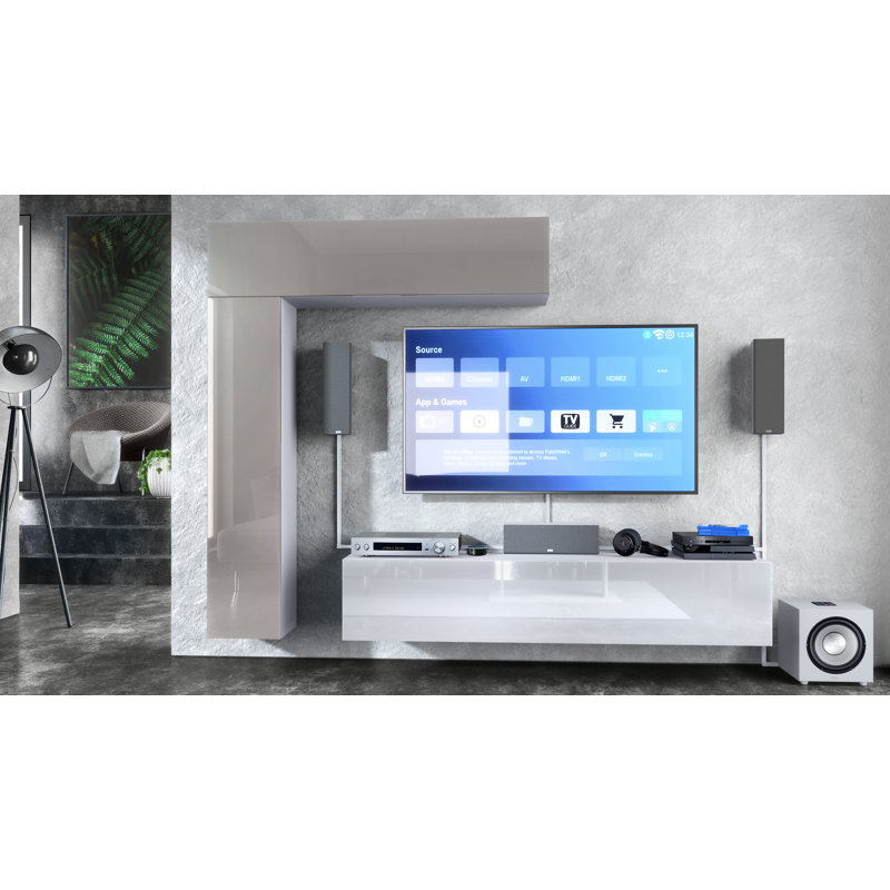 Mcalister Unfinished Entertainment Centre, Sand Grey