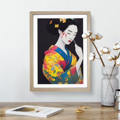 Drip Geisha No.5 - Framed Print