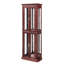 Vitrine Curio avec dossier en miroir - Cerise-1156647847