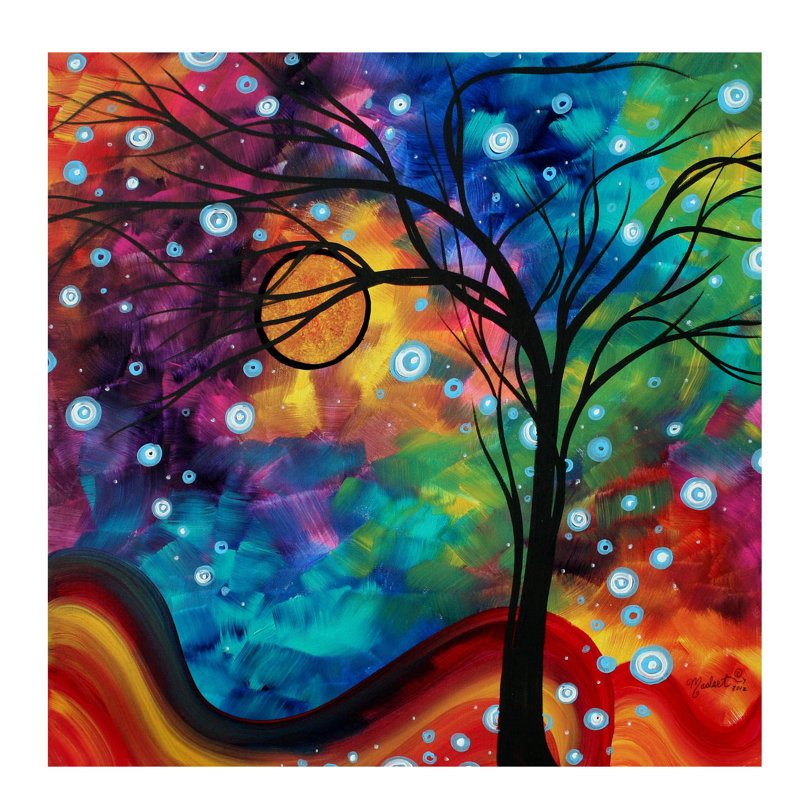 Winter Cold by Megan Duncanson - No Frame Painting on Canvas, 66.04 cm H x 66.04 cm W x 1.91 cm D