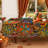 Washable Bohemian Abstract Floral Pattern Tablecloth-1370954742