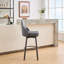 Tabouret de bar et de toupie pivotant 2 pièces, réglable 24 po et 30 po-863740734