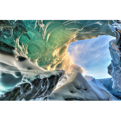 Ice Cave - Wrapped Canvas Print