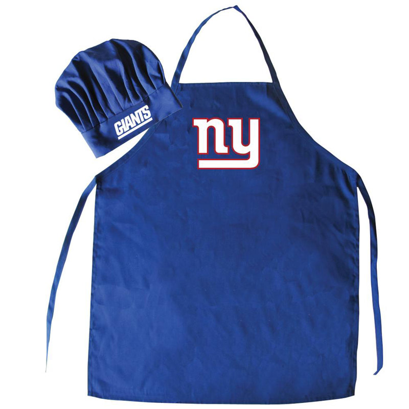 NFL No Pattern Apron Sets, New York Giants