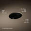 Caxton® Ceramic Oval Undermount Bathroom Sink with Overflow-1704921
