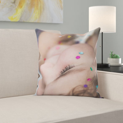 Microsuede Throw Pillow