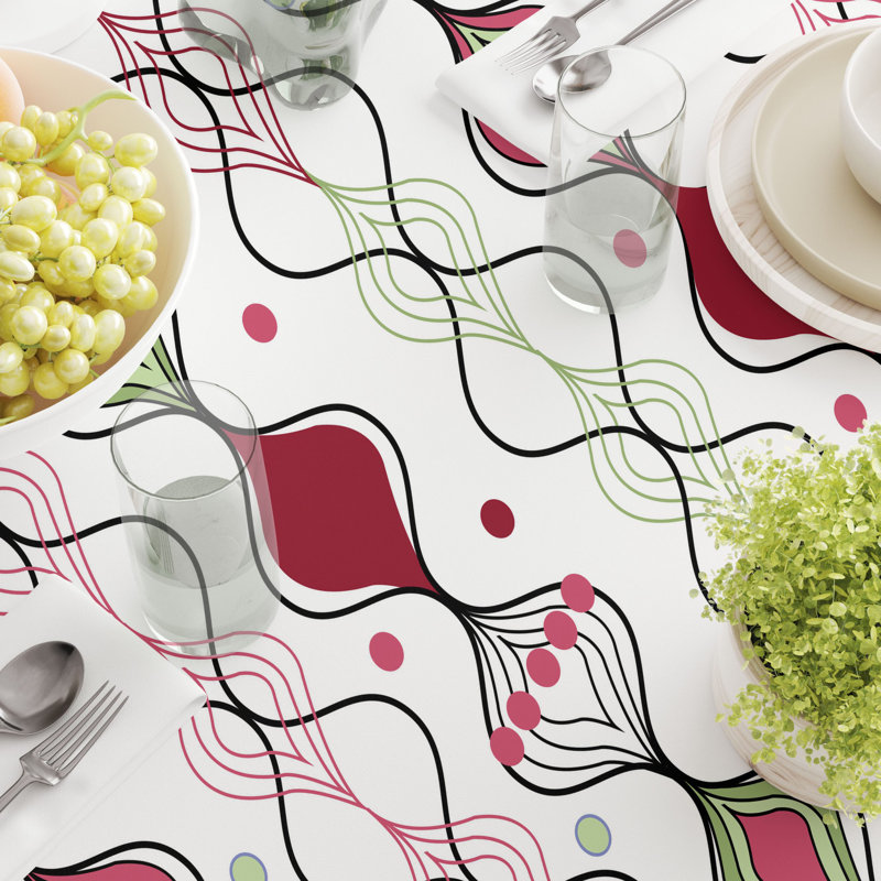 Floral 99 Cotton Tablecloths, 120" x 52"