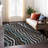 Machine Washable Indoor/Outdoor Chantille ACN2570 Abstract Rug-290890046-290890041