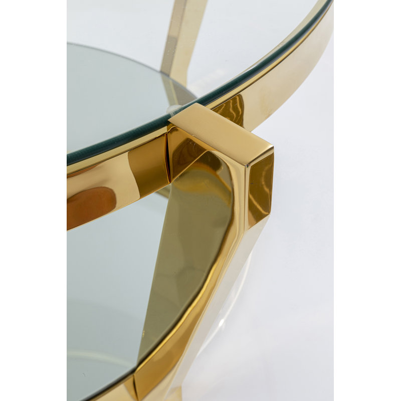 Coffee Table Monocolo Ø90cm, Gold