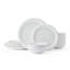 Mikasa Shay 12-Piece Bone China Dinnerware Set, Service For 4