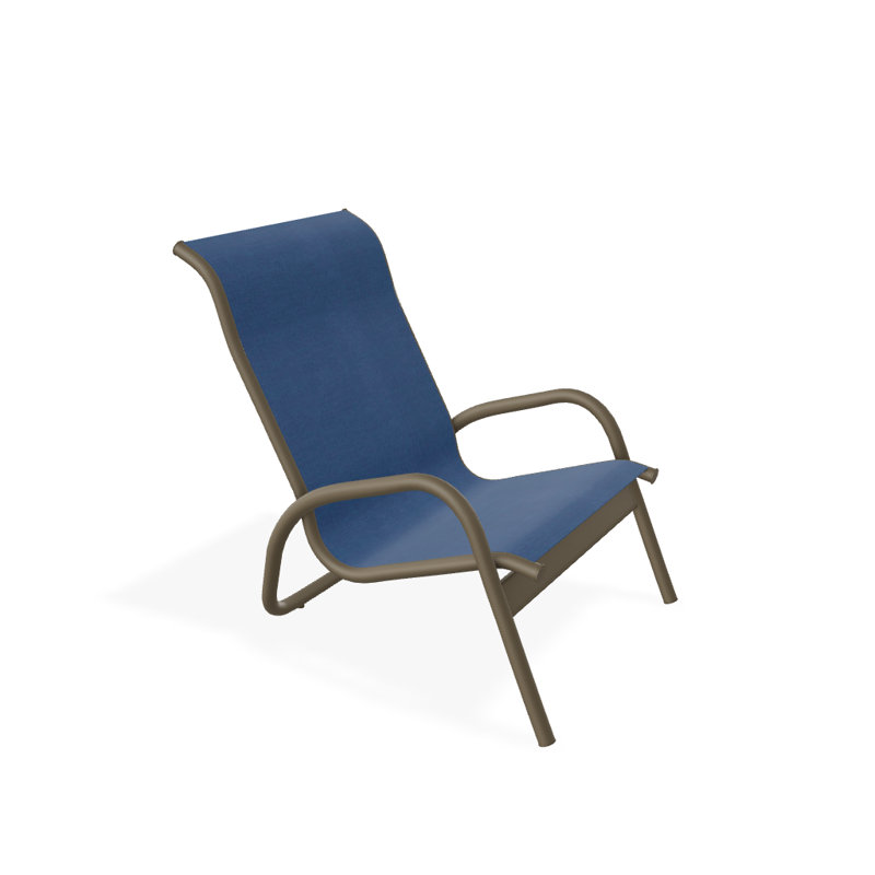 Gardenella Patio Chair, Cobalt, Beachwood