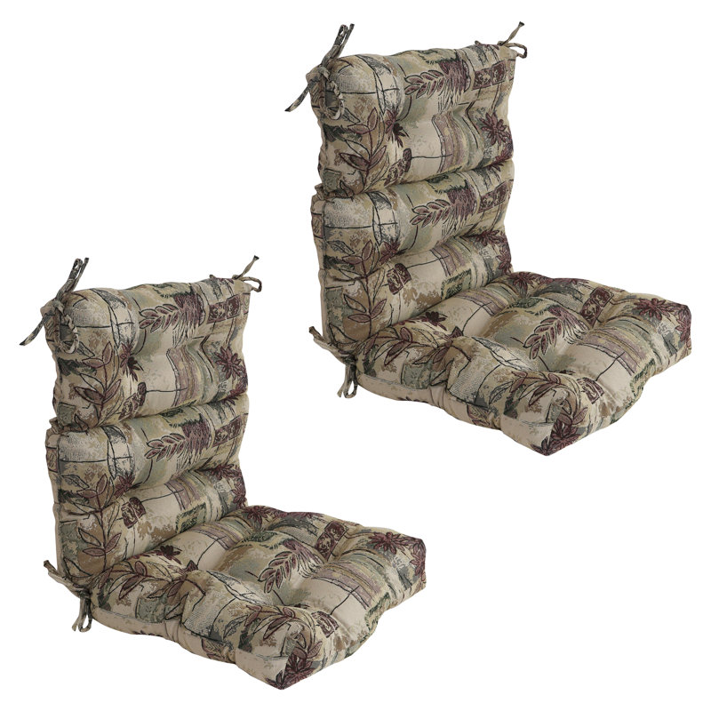 Ensemble de 2 coussins de chaise tapissier tapissier