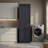 Storage Cabinet Manika, Laundry, Black