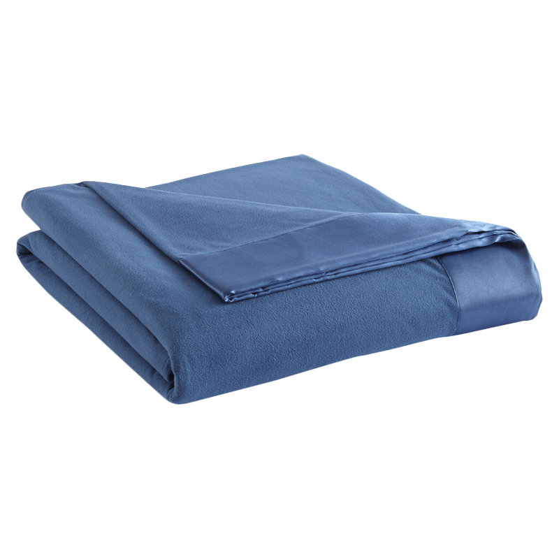 Couverture légère Micro Flannel® toutes saisons, Double/Grand, Bleu Smoky Mountain