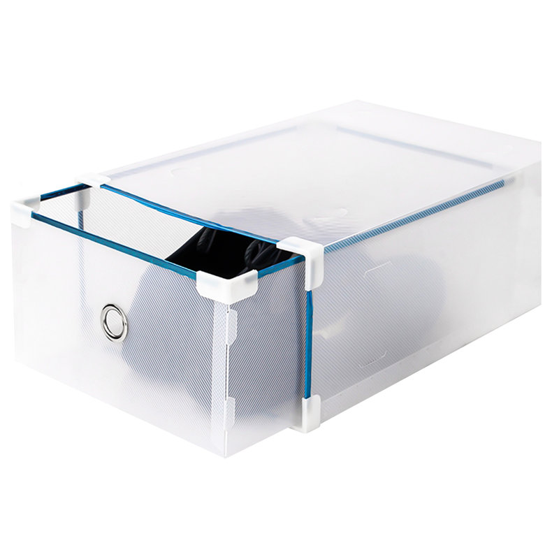 1 Stackable Shoe Storage Box, White