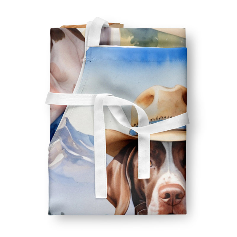 Pointer Cowboy - tablier de bienvenue