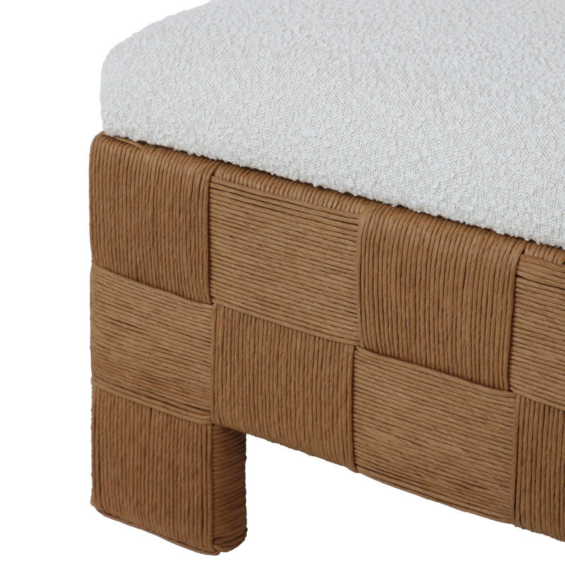 Banc de bout avec rangement Kaari