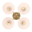 Plafonnier semi-encastré 4 lumières Dorinda-1631410120