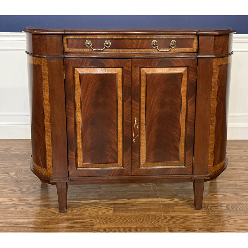 Hepplewhite Console Door Cabinet