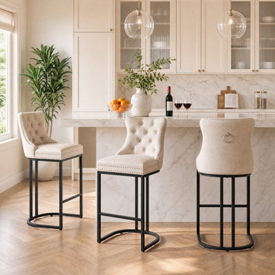 Tabouret de bar 26 po Aldana