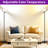 Jernell 71" LED Dimmable Torchiere & Reading Floor Lamp with Remote Control, Double-Side Lighting-963713023