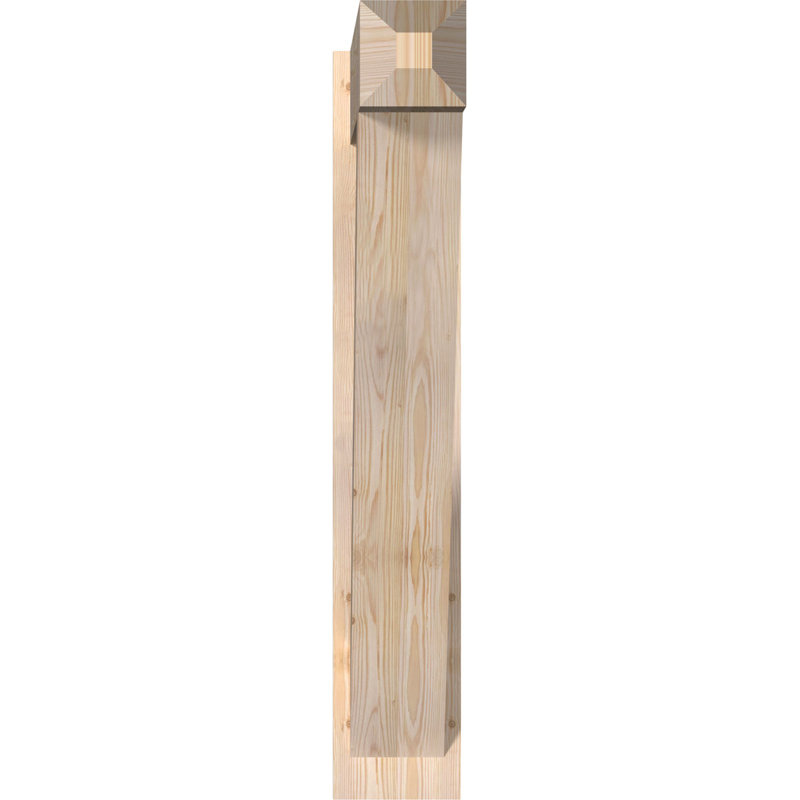 Artisan traditionnel en bois rustique, P 36 po x H 44 po, Sapin Douglas de 7 1/2 po (lisse)