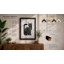 Cat Geometric - Framed Print-323253752-323253759