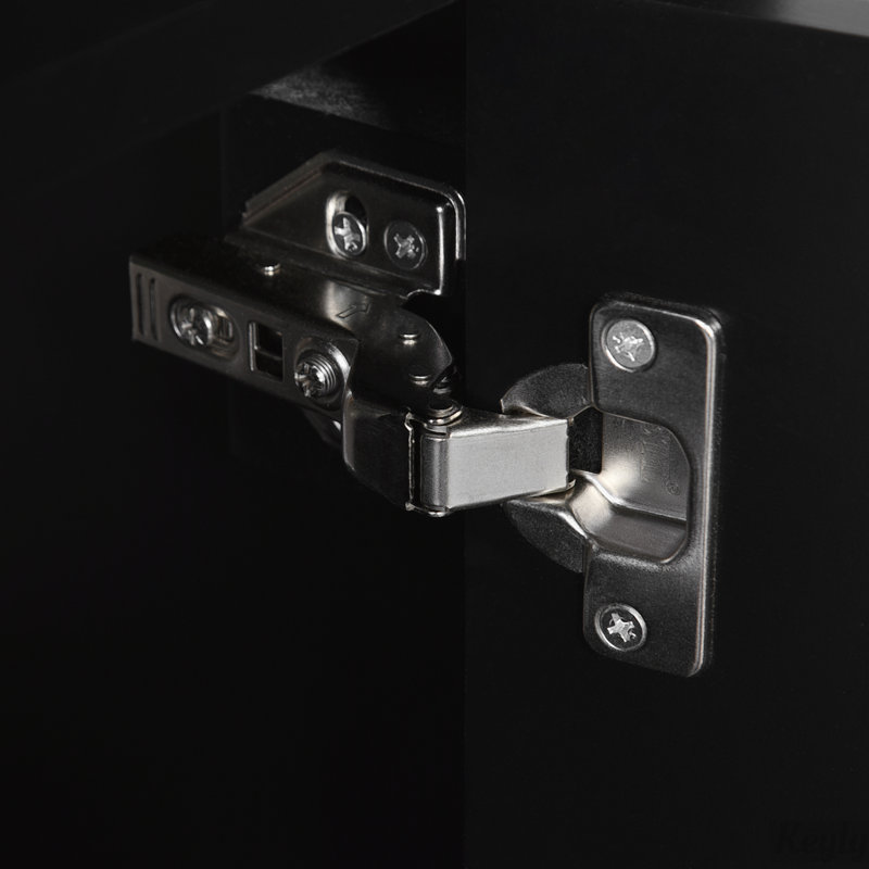 Meuble-lavabo de 20 pouces avec lavabo en céramique, Noir, noir, noir, noir