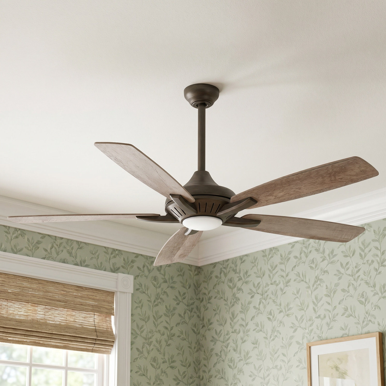 Dyno 52" Ceiling Fan with Light Kit, Heirloom Bronze