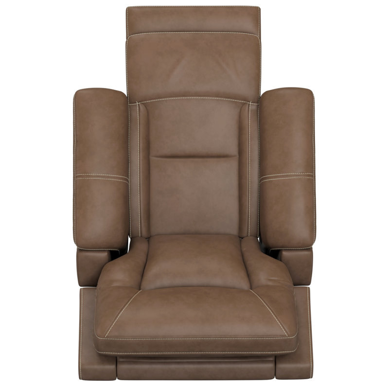 fauteuil inclinable double à gravité zéro brun