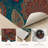 Paisley Pattern Non-Slip Washable Kitchen Mats