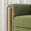 Chaise d'appoint rembourrée 35,48 po avec pieds en bois -1310266422