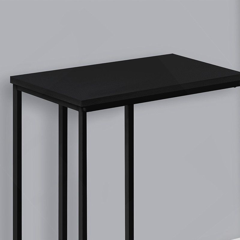 Donohue End Table, Black/Black