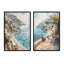 «Coastal Charm Paradise», ensemble de 2 pièces encadrées sur papier par Azure Artisanal Studio-293986367-293986358