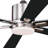72 in. Satin Nickel Indoor Outdoor Rod Mount Ceiling Fan with Reversible Black-Driftwood Blades, Dimmable Integrated LED Light Kit and Remote Control, 3 Speeds, Energy Efficient DC Motor-1475182034-1407407356