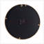 Horloge murale minimaliste en miroir avec finition en laiton poli, parfaite pour les intérieurs modernes et glamour