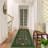 Floral Machine Washable Rug Non-Slip Farmhouse Floor Cover, Stain-Resistant Low Pile Indoor Carpet Mat for Living Room-1459605098