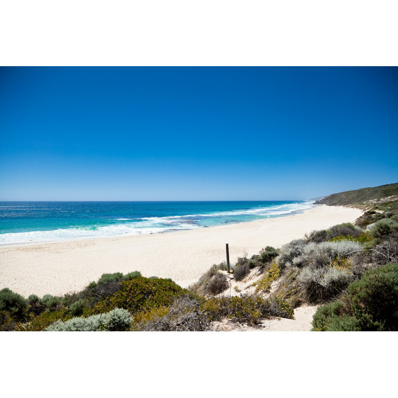 Lonely White Beach by Terrababy - No Frame Print on Canvas, 51cm H x 76cm W