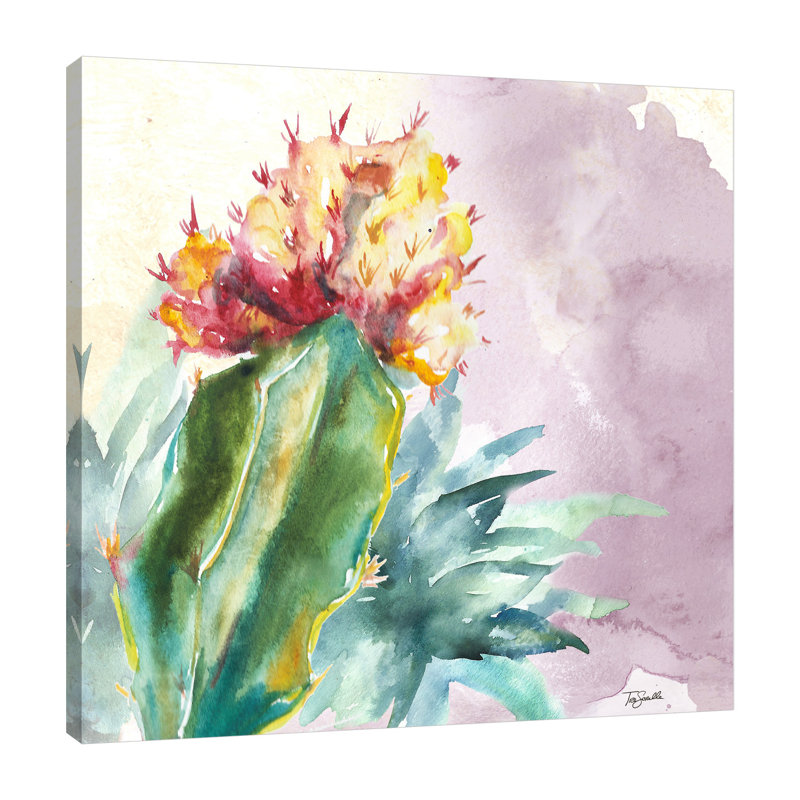 «Succulent Cactus», reproduction sur toile tendue, H 12 po x l 12 po