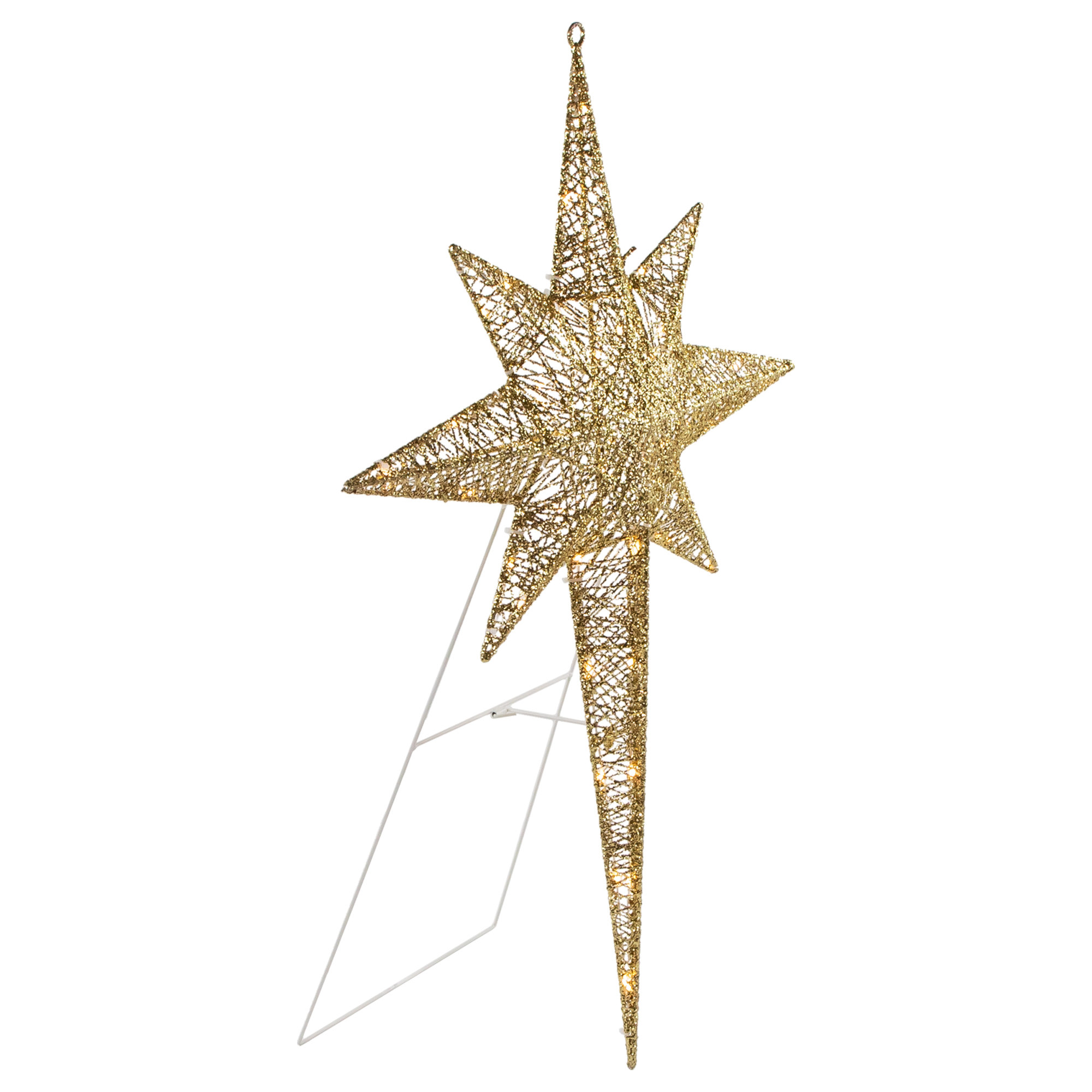 Kringle Traditions 14 Gold LED Moravian Star
