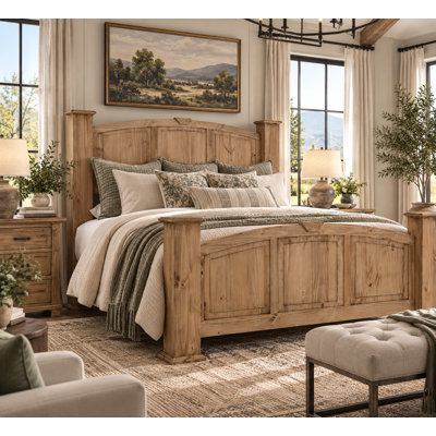Honey Mesquite Queen Bed