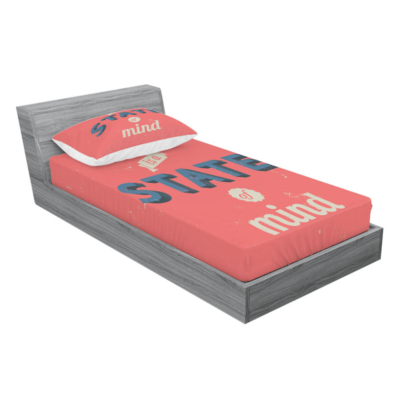 Microfiber Sheet Set, Twin Sheet Set with Fitted Sheet