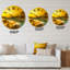 Golden Sunset on Beach - Horloge murale nautique et côtière-59914031