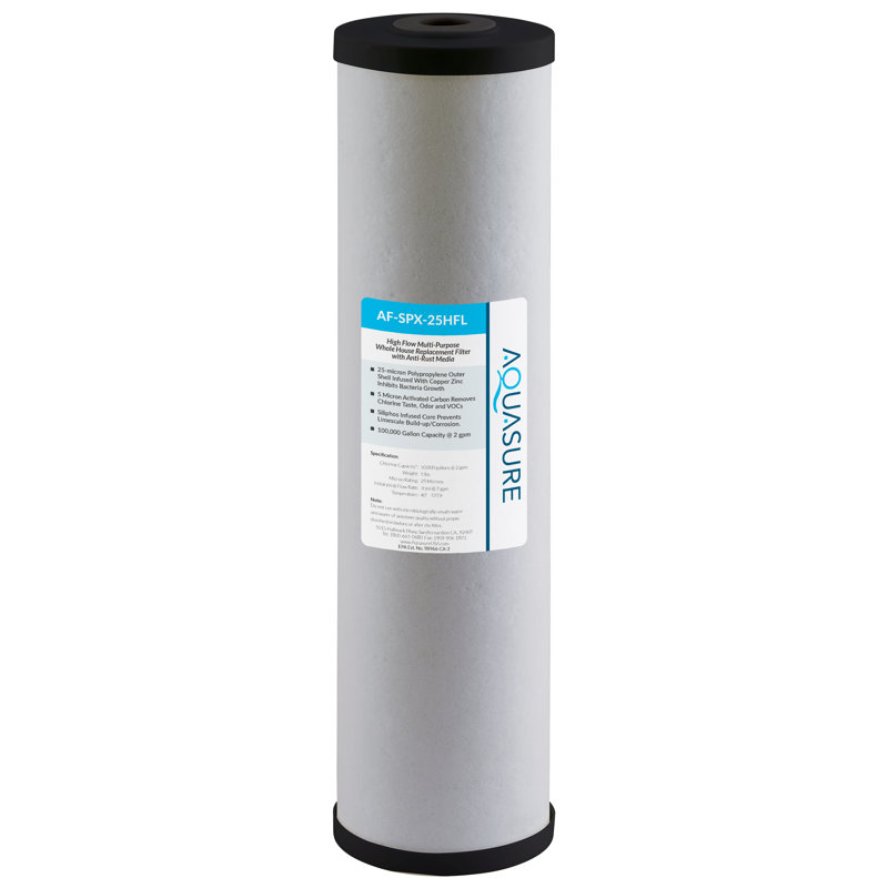 Aquasure Fortitude V2 Large Sediment Carbon Zinc Replacement Filter
