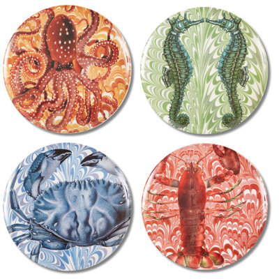 Hashimoto DINNER PLATES S/4 ASSORTED
