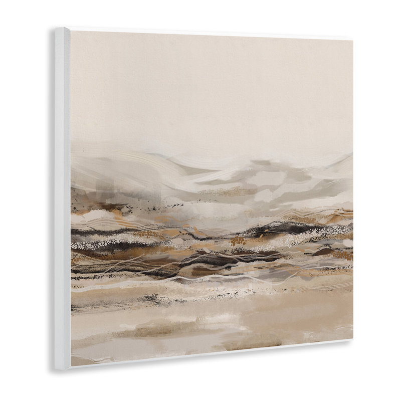 "Stupell Industries", art abstrait sur toile, paysage de montagnes par Ros Ruseva, H 12 po x l 12 po x P 0,5 po